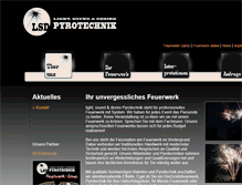 Tablet Screenshot of lsd-pyrotechnik.de